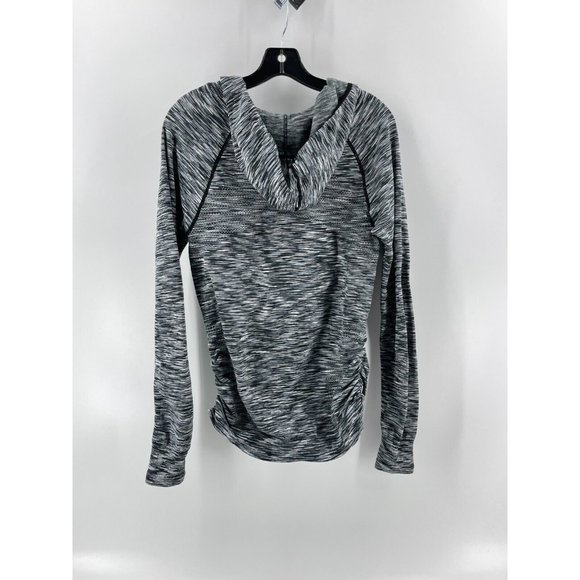 Emma's Expressions Maternity Women's Gray Hooded Sweatshirt Hoodie Size Medium - Picture 4 of 11